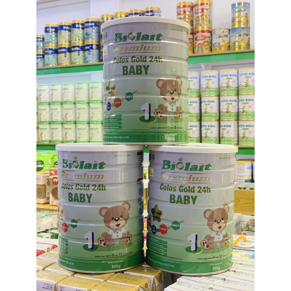 Sữa Non Biolait Colos Gold 24H BABY Số 1 Giúp Tăng Cân, Tăng Sức Đề Kháng, Phát Triển Não Bộ Và Thị Giác