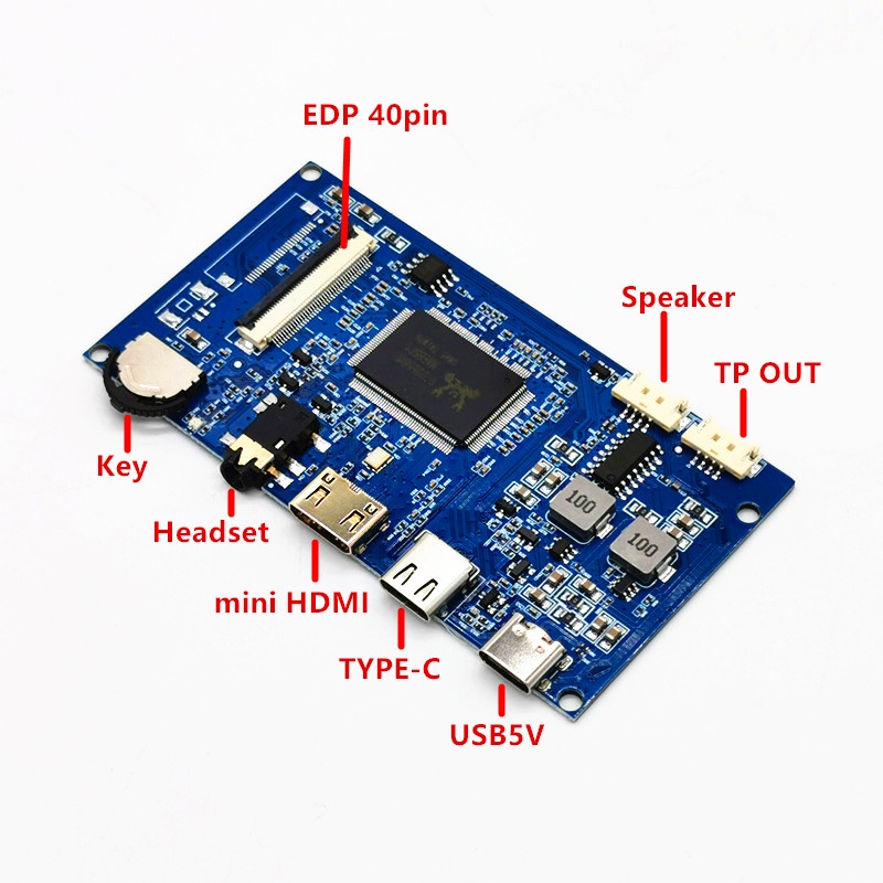 Trình Điều Khiển Màn Hình lcd 2k 40pin edp lcd hdmi type c Cho laptop