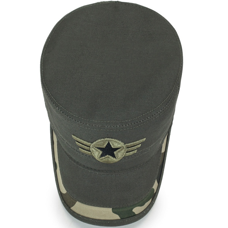 Mũ phẳng mũ bóng chày mũ chống nắng mũ ngoài trời mũ quân sự mũ ngụy trang mũ cắm trại