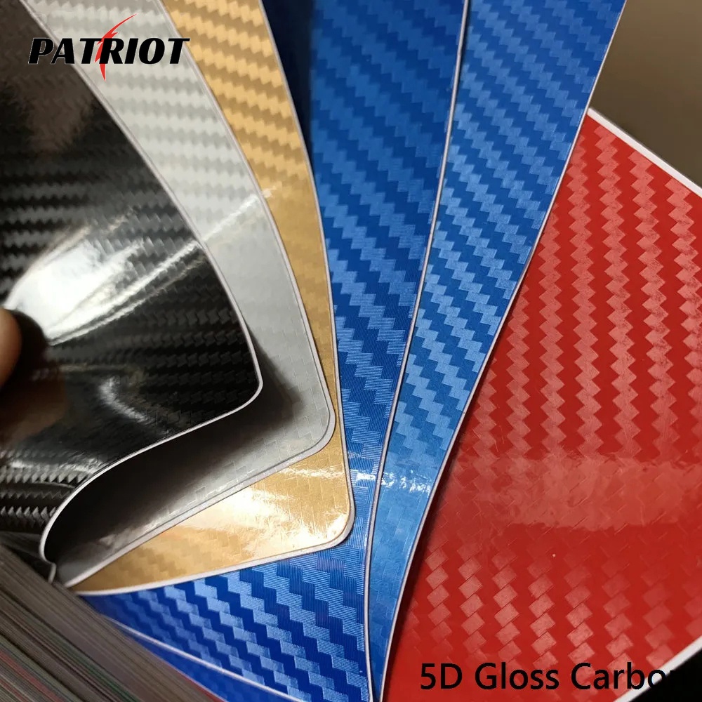 Nhiều loại bọc vinyl sợi carbon bóng 5d cao cấp bọc phim bọc xe hơi carbon bóng cao sáng bóng