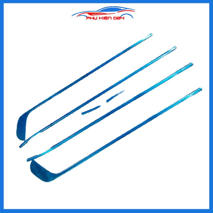 Bộ nẹp viền chân kính cong kính Kia K3, Cerato 2016-2018 Inox sáng bóng chuẩn form xe