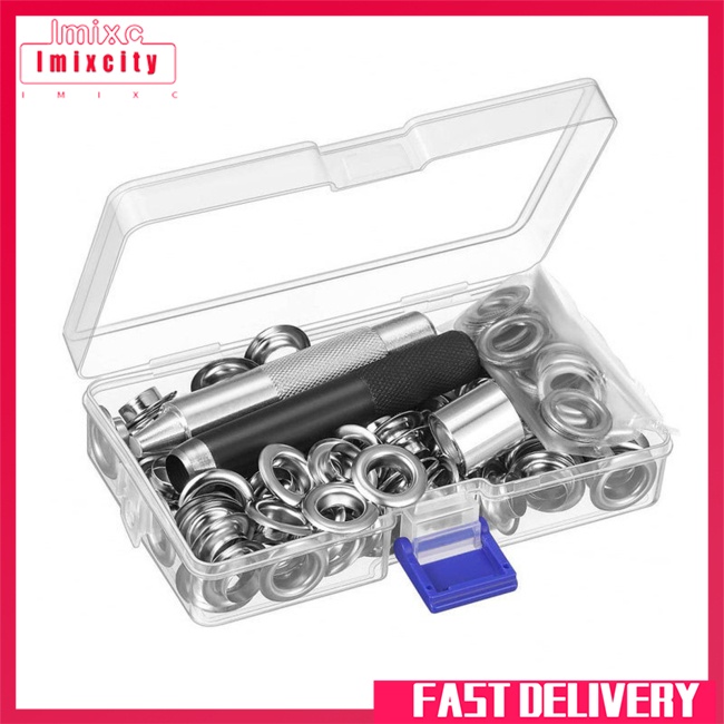 Imixcity grommet máy đục lỗ cầm tay bộ dụng cụ nút bấm cho quần áo giày dép túi thắt lưng da kim loại thủ công mỹ nghệ diy