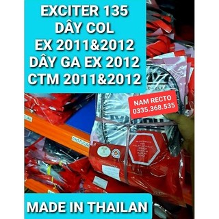 Dây col& dây ga& dây đồng hồ exciter 135 hodavi thailan ///