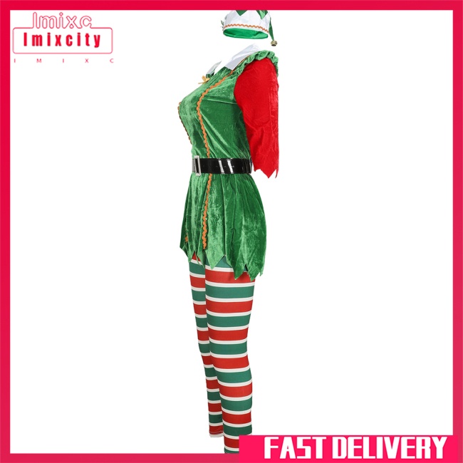 Imixcity 95% polyester 5% spandex trang phục giáng sinh mới của châu âu và mỹ trang phục giáng sinh