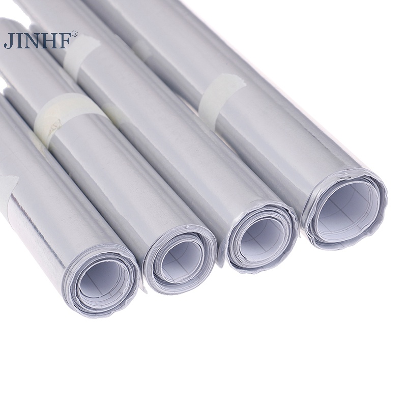 Màng decal vinyl crom dán ô tô JINHF gương bóng màu bạc đàn hồi