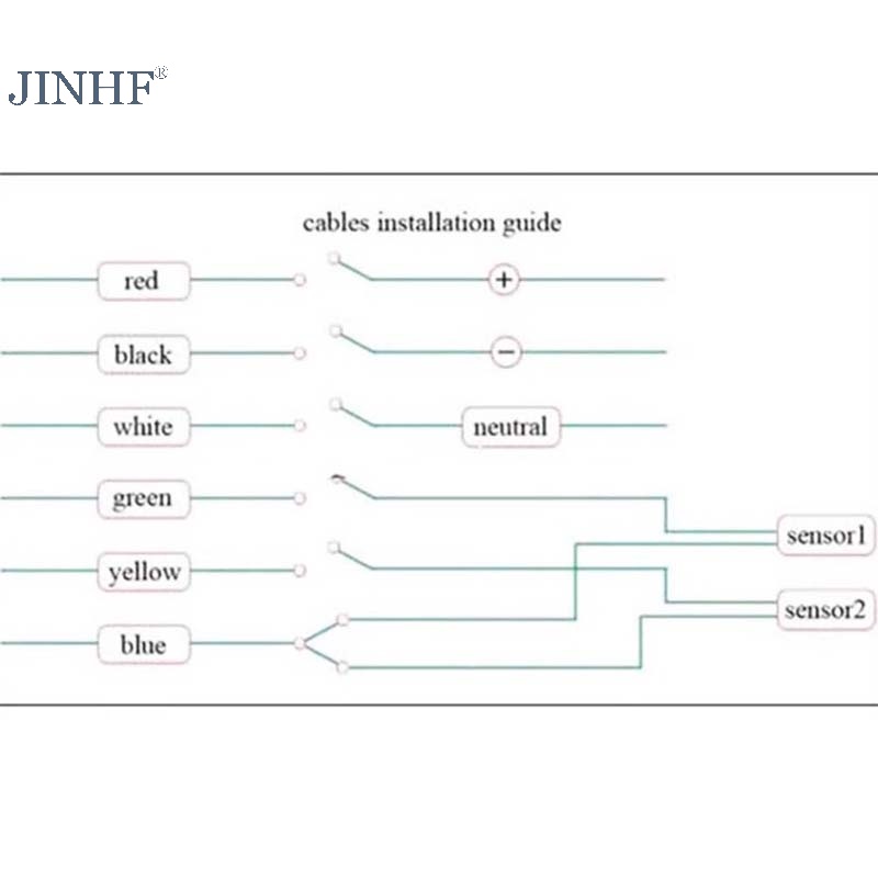 Jinhf led chỉ báo bánh răng kỹ thuật số đa năng màn hình xe máy cảm biến cần gạt sang số nóng