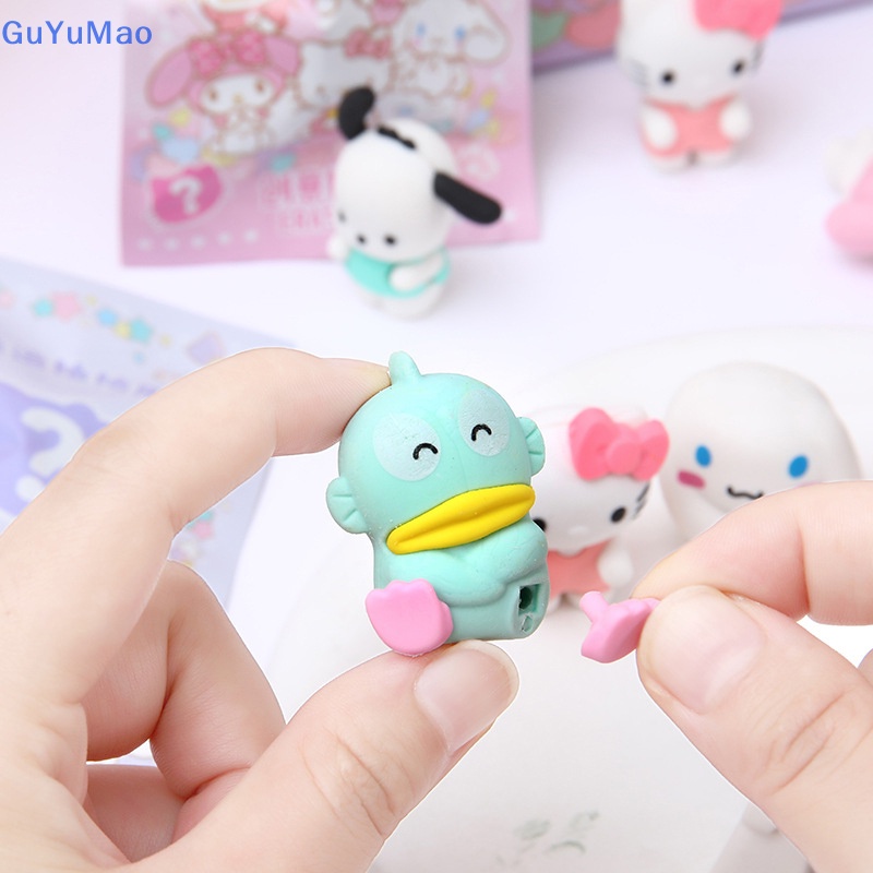 1bag sanrio cartoon random eraser đồ dùng văn phòng phẩm cho trường học có thể tháo rời hình anime hello kitty melody kuromi cinnamoroll eraser prta