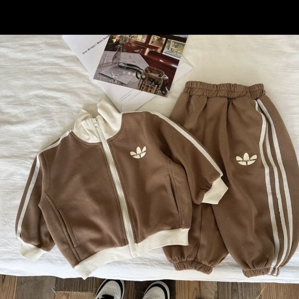 Set Đồ Thể Thao Hai Món Phong Cách Mới Mùa Xuân Thu Cho Bé Trai