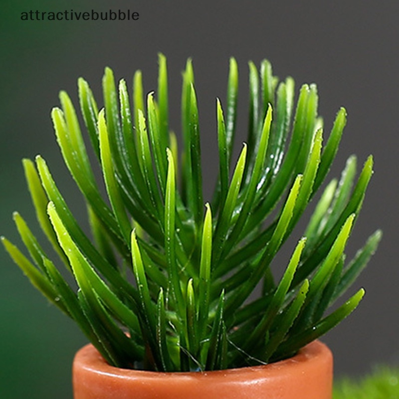 Atvn 1 cái dollhouse miniature green plant pot nội thất trang trí nội thất phụ kiện martijn