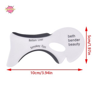 [auspiciousv] 2pcs eyeliner stencils winged eyeliner stencil models template shaping tools eyebrows template card eye shadow makeup tool