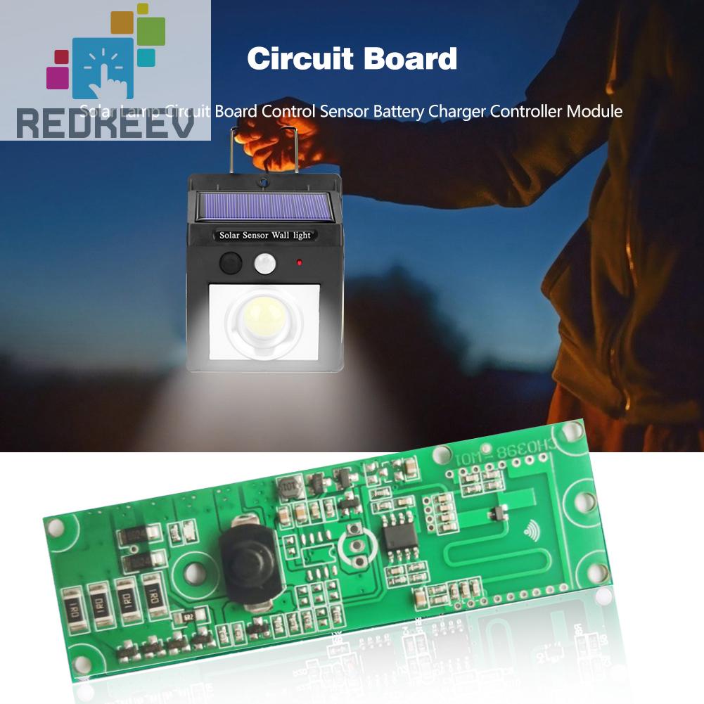 Bảng mạch đèn năng lượng mặt trời điều khiển cảm biến bộ sạc pin module điều khiển