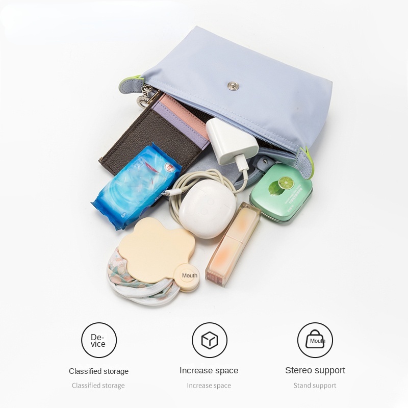 Thích hợp cho túi lưu trữ mini longchamp túi bên trong túi nỉ chèn túi xách túi bên trong