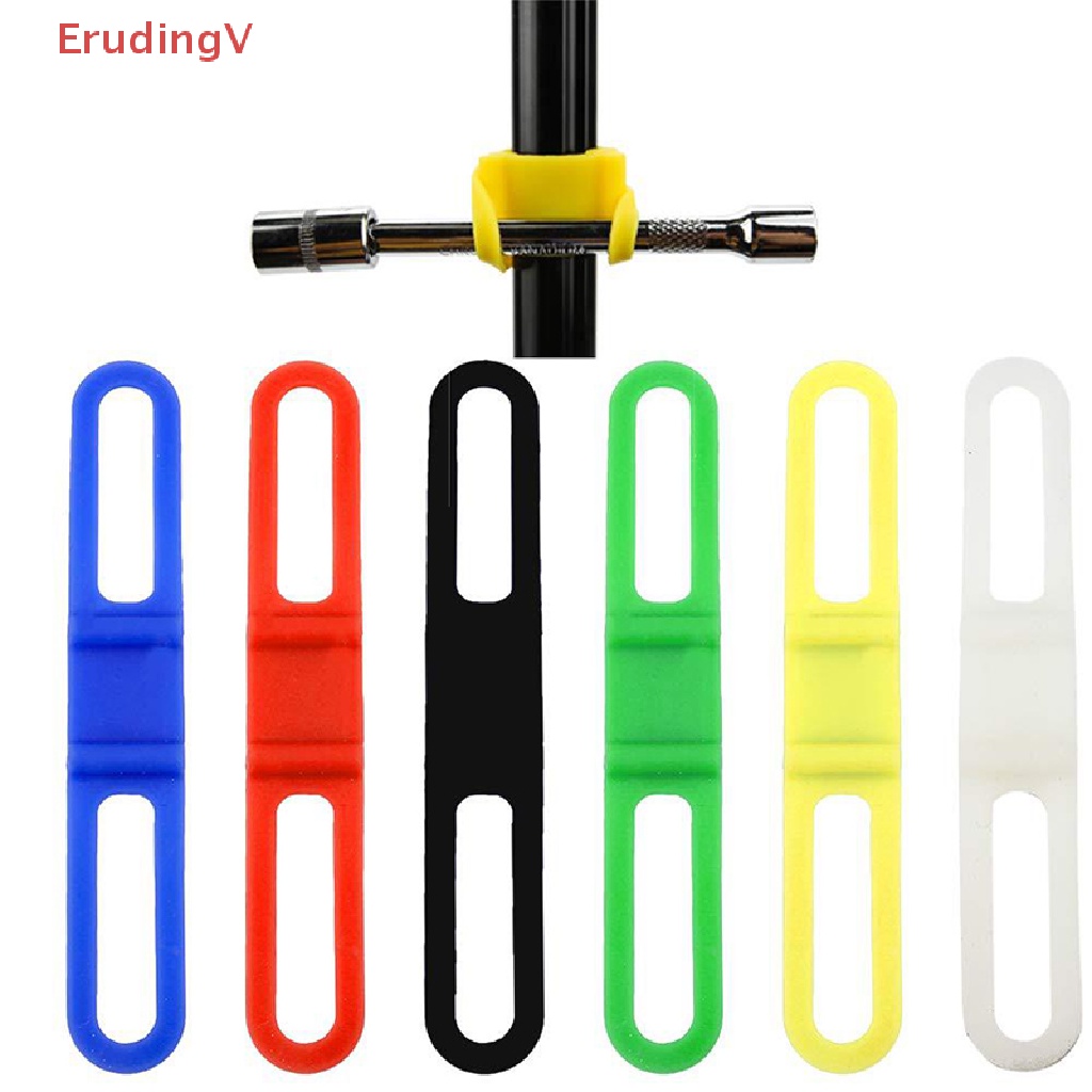[ErudingV] Dây Buộc Đèn Bằng Silicon Cho Xe Đạp
