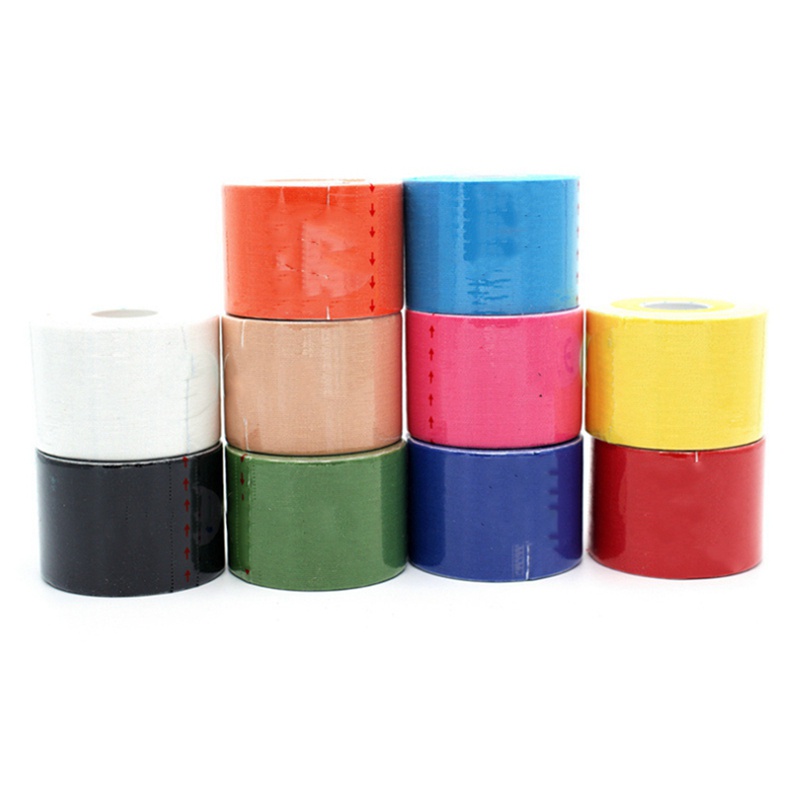 Set 2 Băng Dán Thể Thao Hỗ Trợ Đầu Gối Màu Đen &amp; Tím