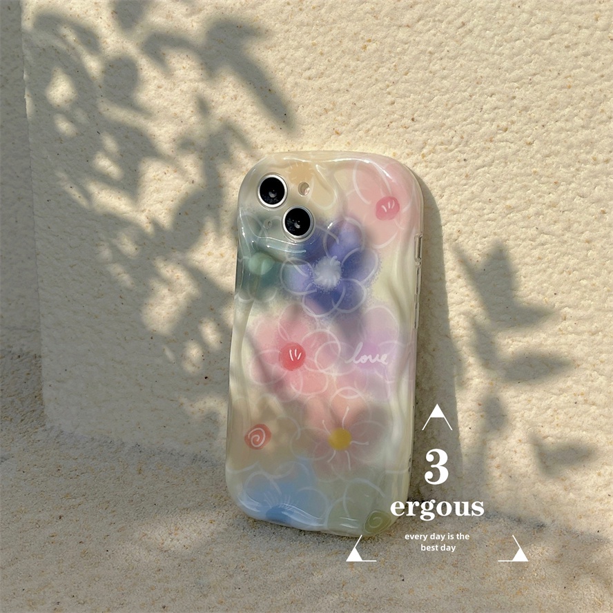 Ốp Điện Thoại TPU Mềm Họa Tiết Hoa Nhiều Màu Sắc Cho IPhone 14 13 12 11 Pro Max SE2020 X XR Xs Max 7 8 6 6s Plus