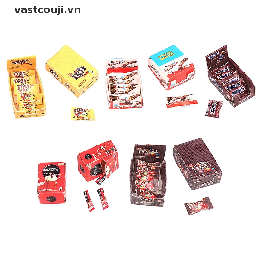 1 Set Mô Hình Ly Cà Phê VASTJI Tỷ Lệ 1: 12 Trang Trí Nhà Búp Bê