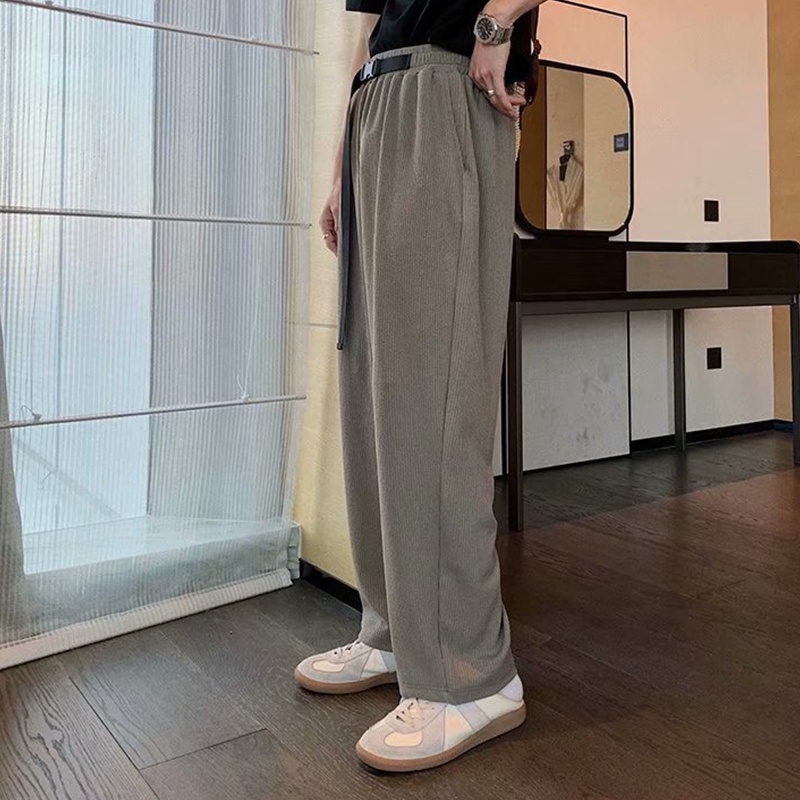 Quần Dài Thể Thao Ống Rộng Phong Cách Đường Phố Mới Cho Nam
