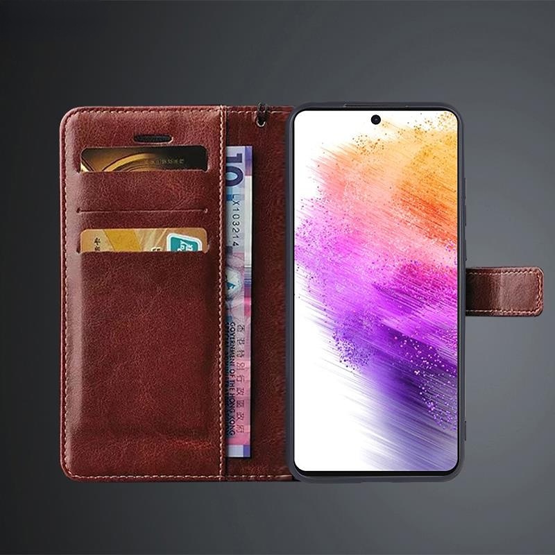 Bao Da Điện Thoại Pu Dạng Ví Nắp Lật Cho Samsung Galaxy A73 A72 A71 4G 5G A70 A70s