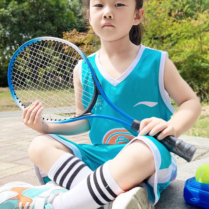 Bộ vợt tennis NURGAZ đàn hồi luyện tập chuyển động ngoài trời cho người mới bắt đầu