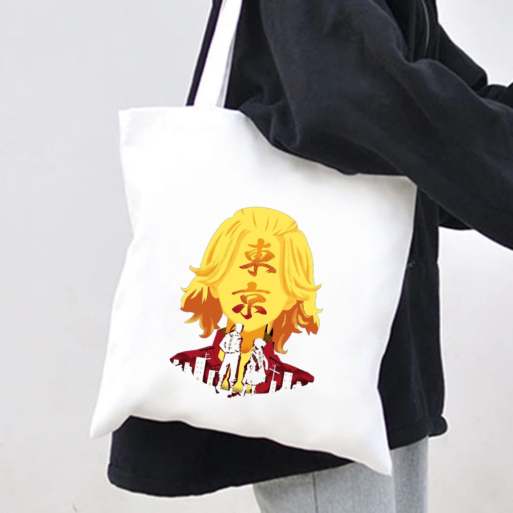Túi vải In Họa Tiết Hoạt Hình Tokyo Revengers Dễ Thương Cho Nữ