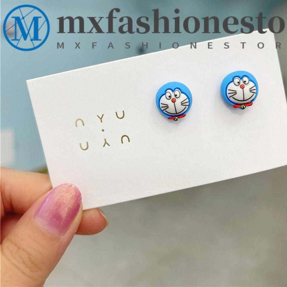 Khuyên Tai Hoạt Hình Pikachu Mặt Cười Doraemon Nhật Bản Dễ Thương