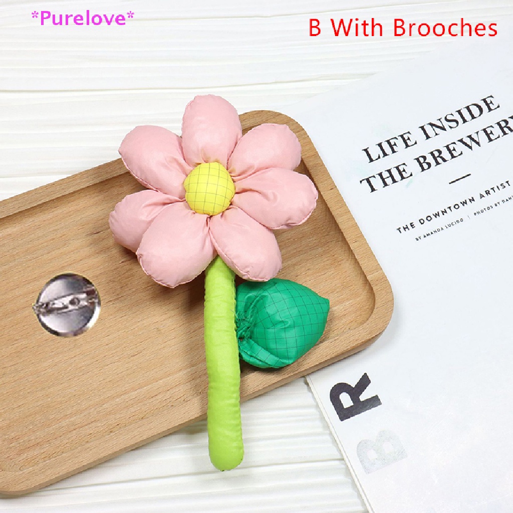 1 Huy Hiệu Hoa Hướng Dương 3D Trang Trí Quần Áo DIY Mới