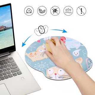 Rubber wrist mouse pad keyboard support thickened game creative cute home office wrist support pad JP7