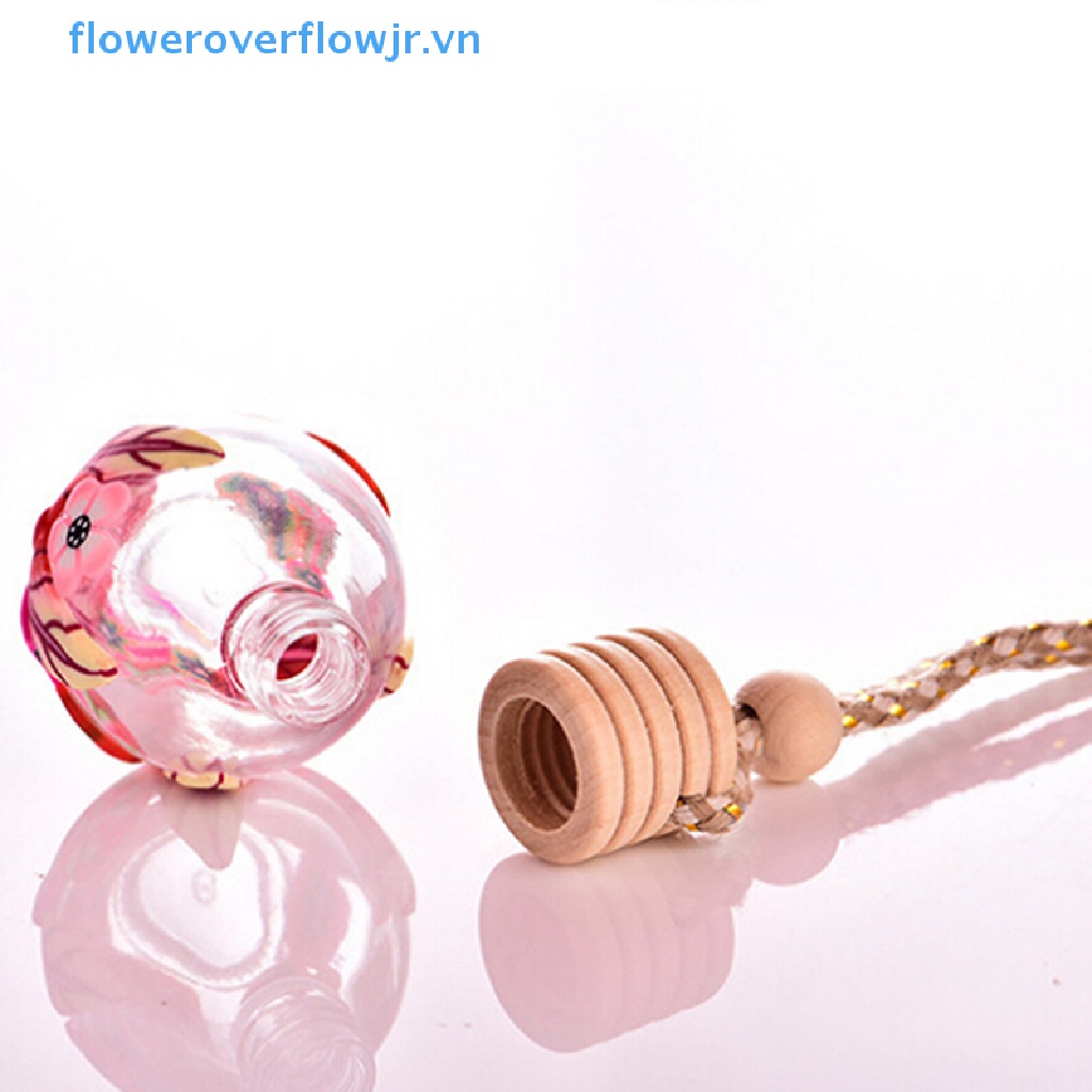 1 Bình Nước Thủy Tinh Rỗng Nhiều Màu Treo Xe Hơi FJR