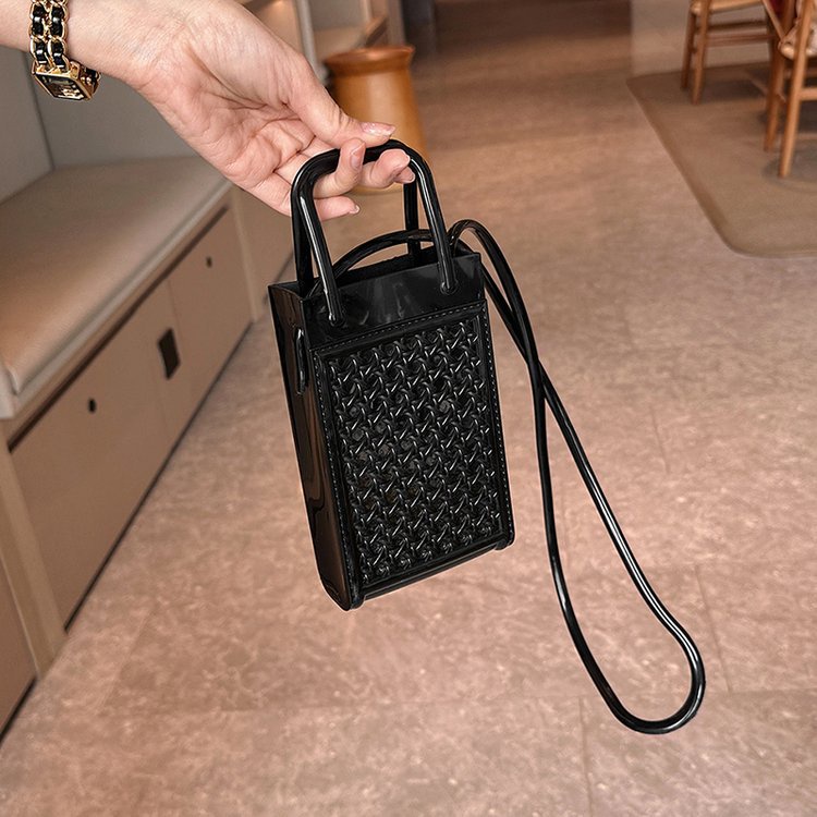 Túi Đeo Chéo Mini Hình Vuông Đựng Điện Thoại Thiết Kế Đơn Giản Thời Trang Cho Nữ