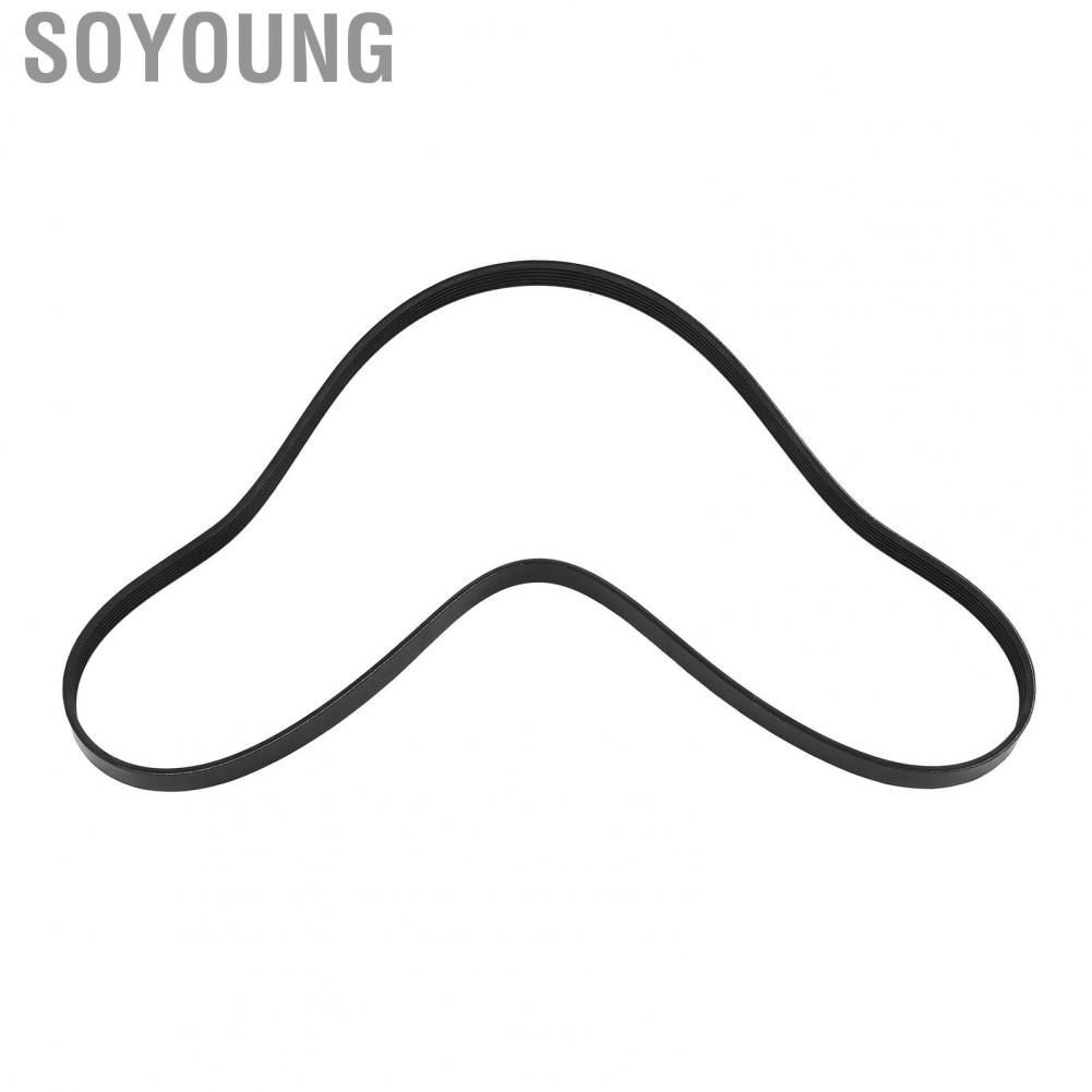 Soyoung AC Compressor Serpentine Drive Belt  Oil Heat Resistant Strong Tensile Cords High Strength 6PK1540 for Car