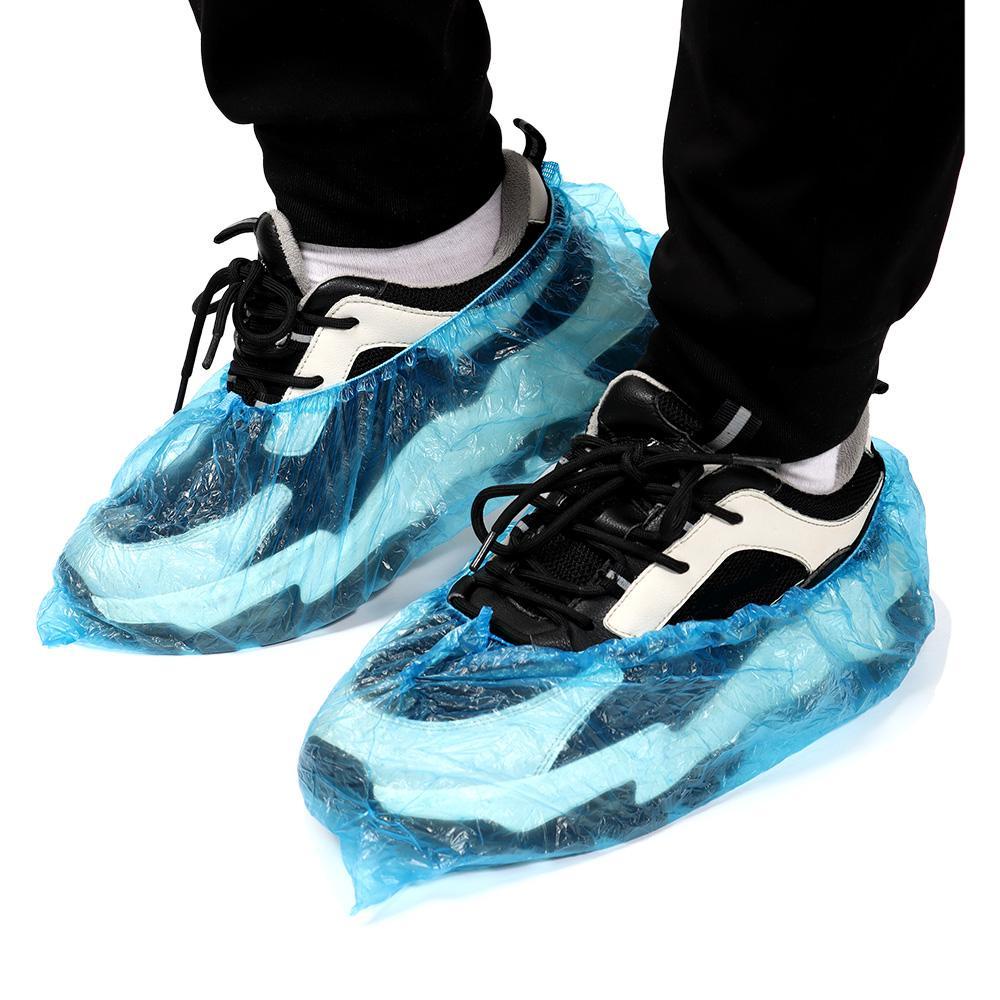.Bộ 100 Bọc Giày Bằng Nhựa Chống Thấm Nước Tiện Dụng