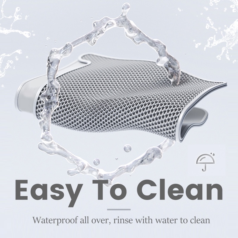 HamshMoc Thảm Lót Sàn Hai Lớp Họa Tiết Tổ Ong Chống Thấm Nước Dành Cho Mèo Cưng