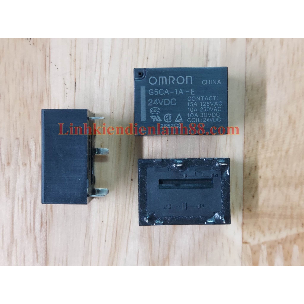 Rơ le G5CA-1A-E 24VDC Relay 24V 10A 4 chân mới chính Hãng OMROM 100%.