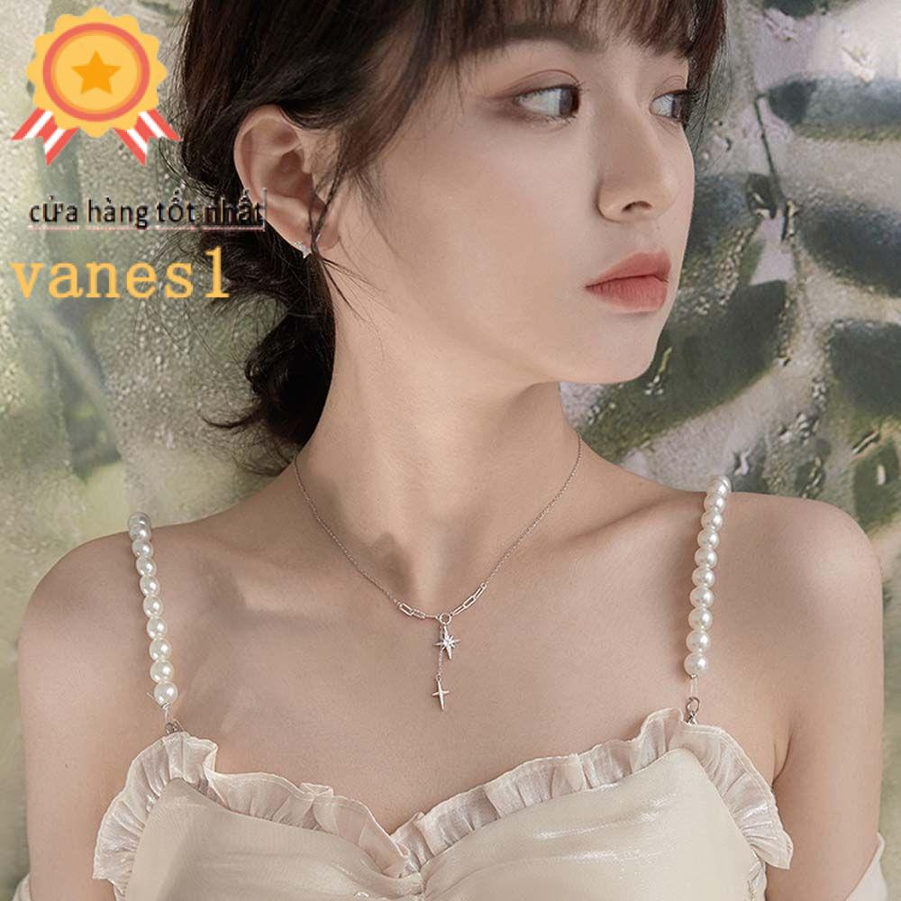 Vòng Cổ Tua Rua Mặt Ngôi Sao Của VANES1|Dây Chuyền Mặt Ngôi Sao Nhiều Màu Sắc