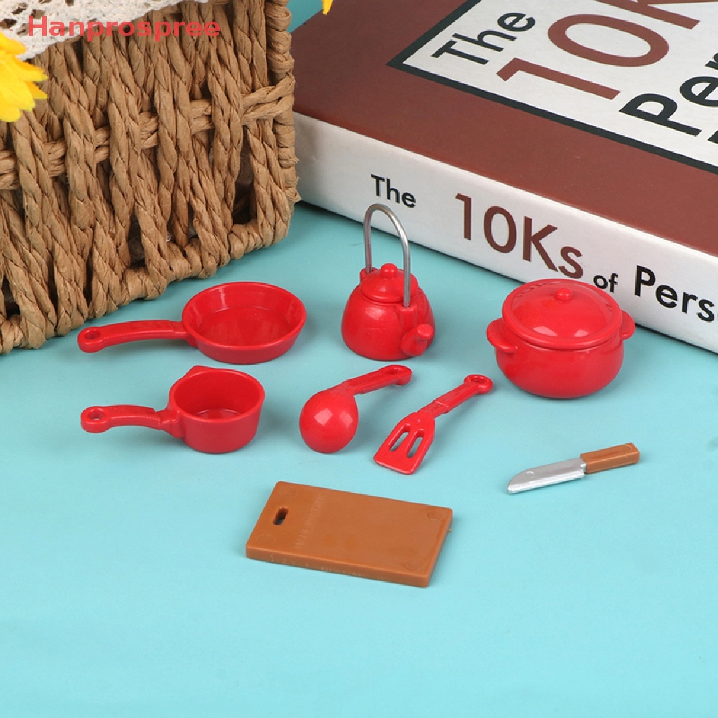 1 Bộ Dụng Cụ Nấu Ăn Nhà Búp Bê Tỉ Lệ 1: 12