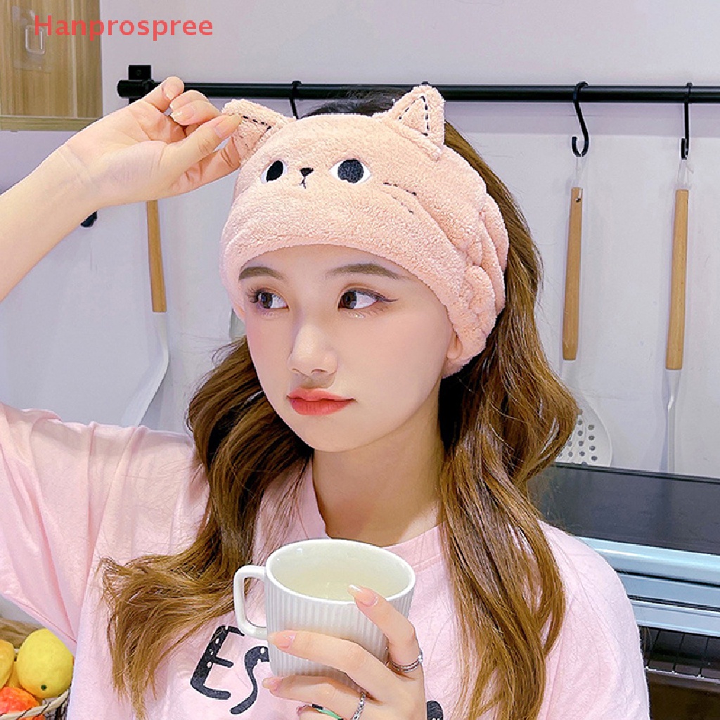 Băng Đô Cài Tóc Bằng Lông Cừu San Hô Hình Mèo Cho Nữ