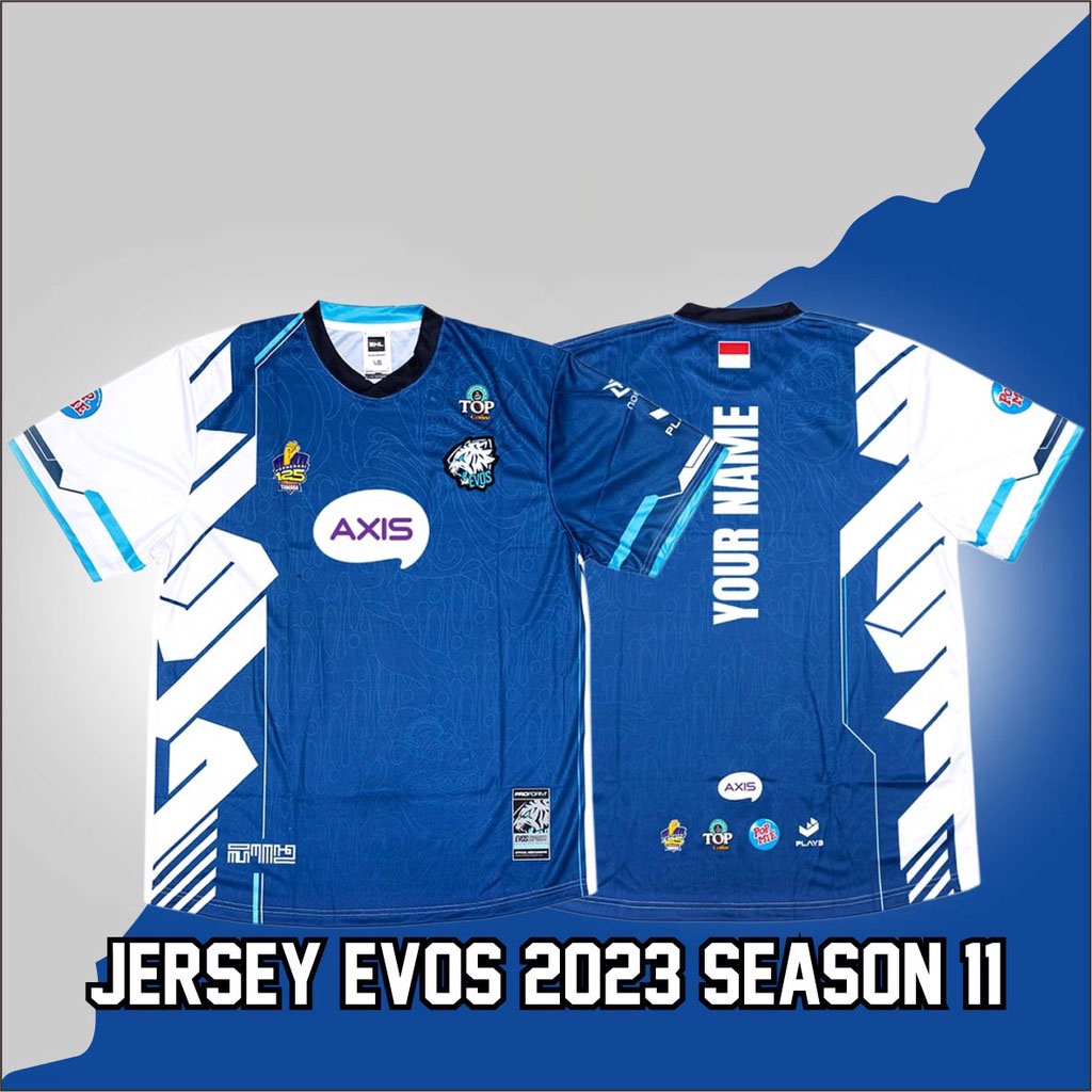 Áo Thun EVOS JERSEY EVOS EVOS EVOS Mùa 2023 Mùa 11 | Áo Thun Bóng Đá EVOS BAJU Kais EVOS 2023 Mùa 11