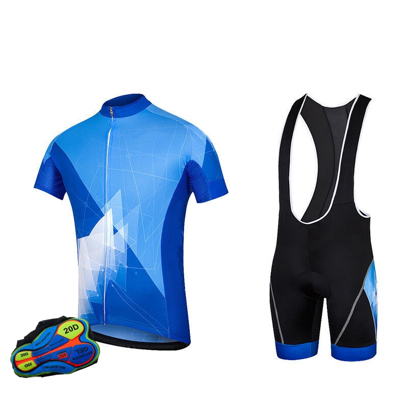 Bộ Quần Áo Tay Ngắn Thoáng Khí Thời Trang Đi Xe Đạp Cao Cấp Cho Nam