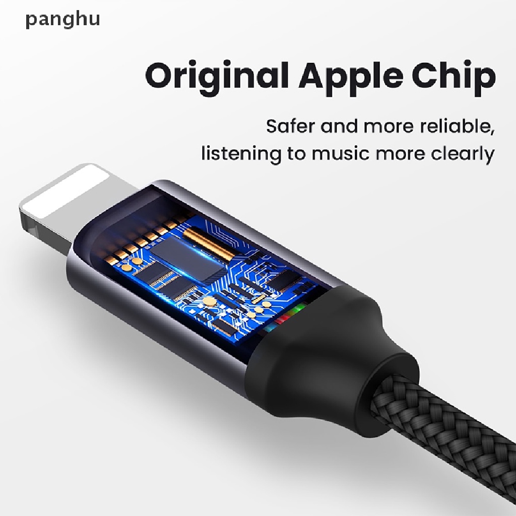 Dây Cáp Nối Dài Chuyển Đổi Âm Thanh AUX Giắc Cắm 3.5mm Chuyên Dụng Cho iPhone 14 / 13 / 12 / 11