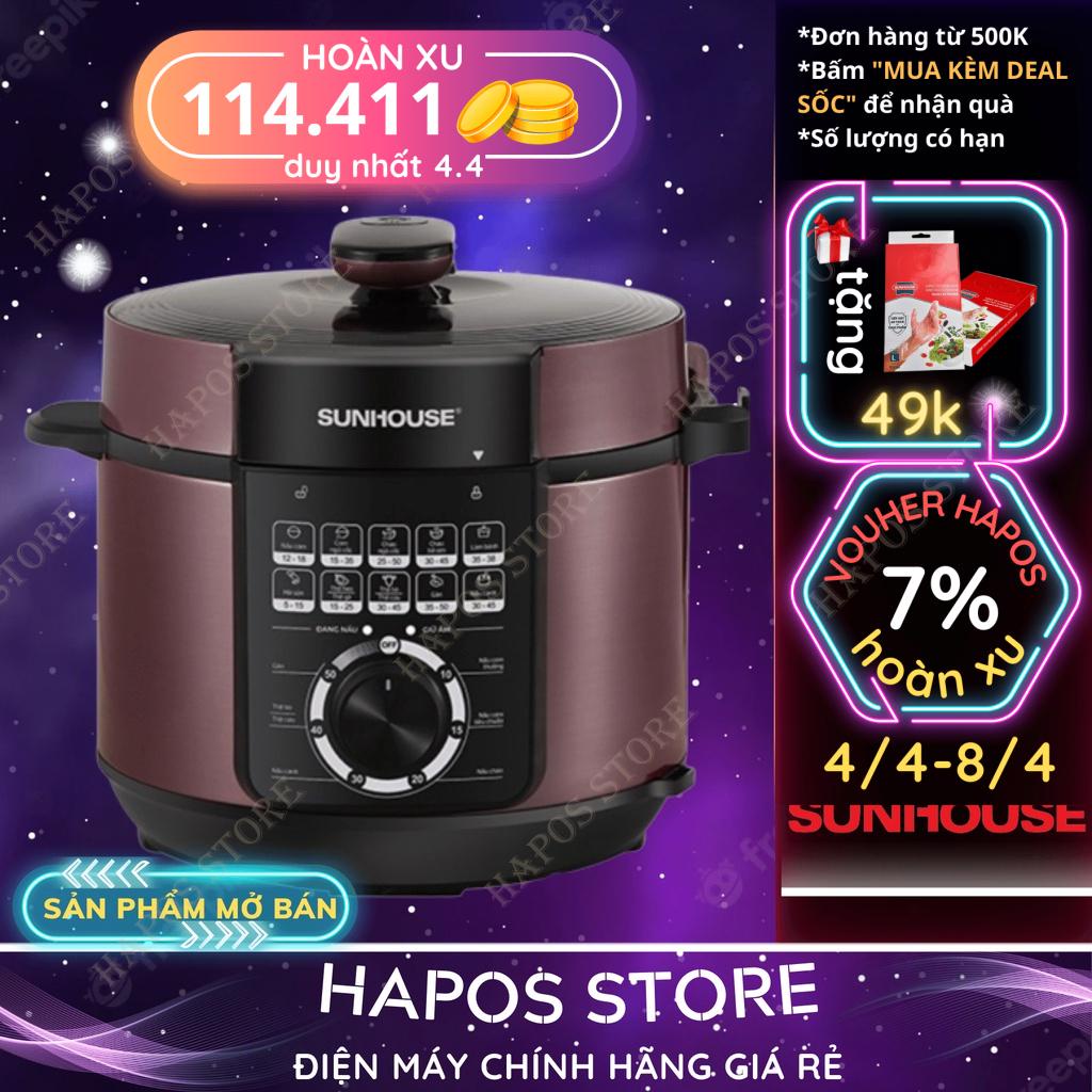 Nồi áp suất điện Sunhouse SHD1657 - SHD1550 - SHD1552 - Hapos