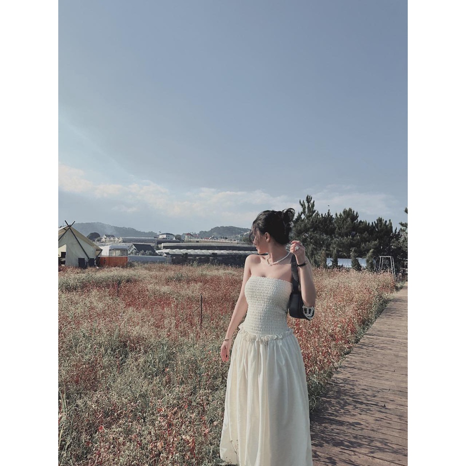 Váy ống nhúng mok.ing Lou.is