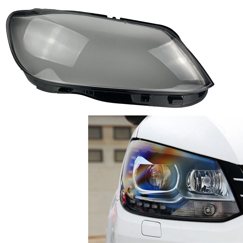 1 Ốp Đèn Pha Trong Suốt Cho Xe Hơi Touran 2011-2015