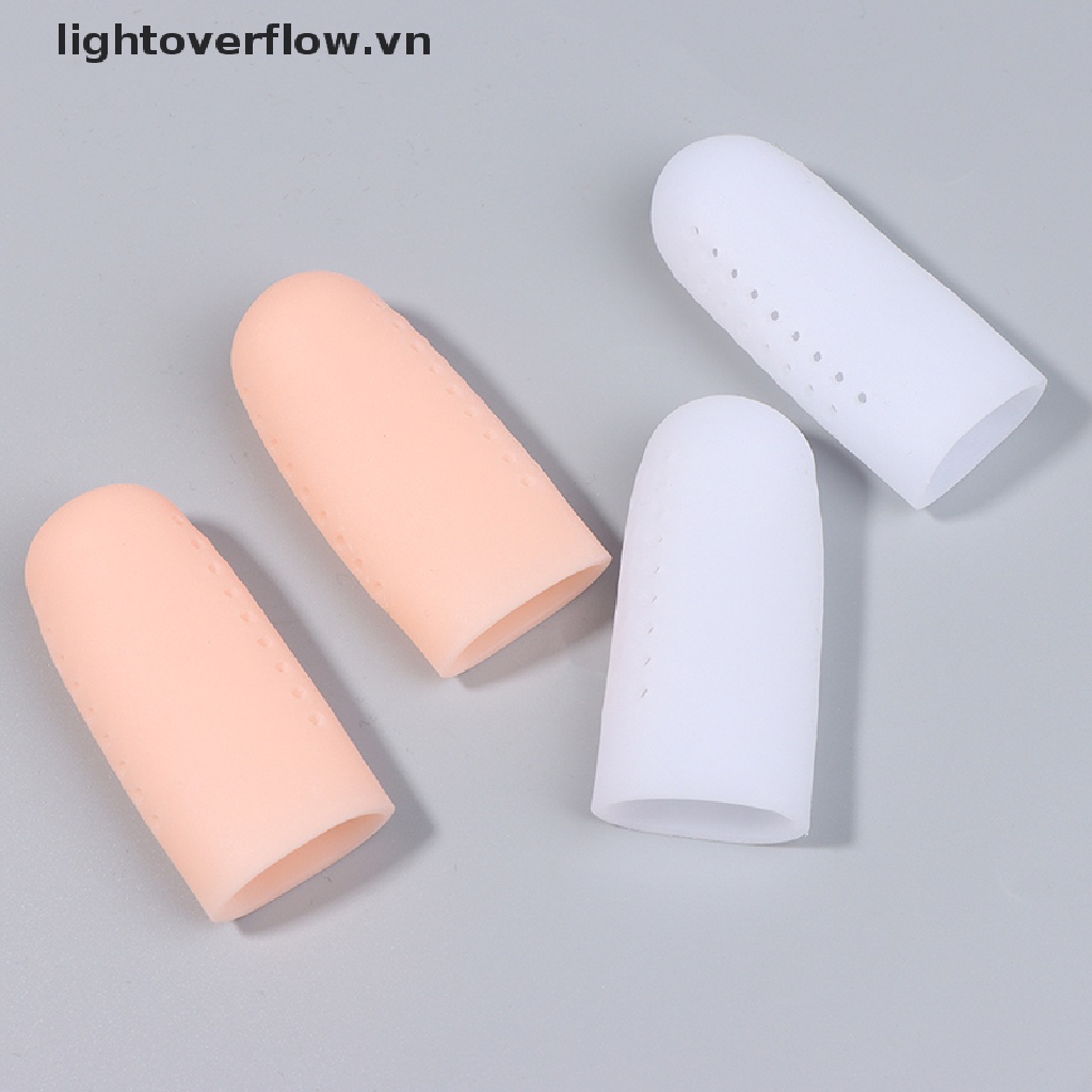 Bộ 2 Ống Silicon Tách Ngón Chân Cái Thoáng Khí Bảo Vệ Ngón Chân