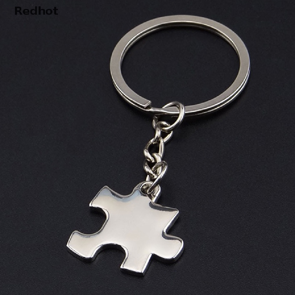 &lt; Redhot &gt; Jig Móc Khóa Kim Loại Hình Mảnh Ghép Treo Túi / Móc Khóa Trang Trí Ba Lô / Ô Tô Quà Tặng