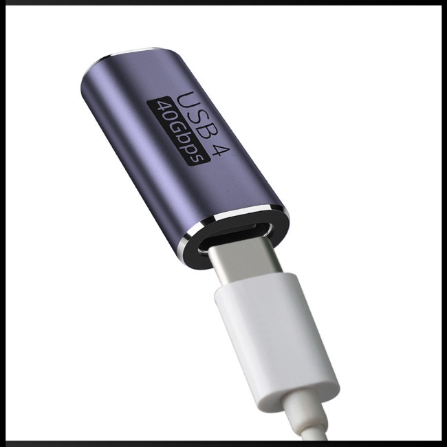 Đầu Nối Chuyển Đổi Type-C 4.0 40gbps Pd100w Sạc Nhanh Cho Thunderbolt 4