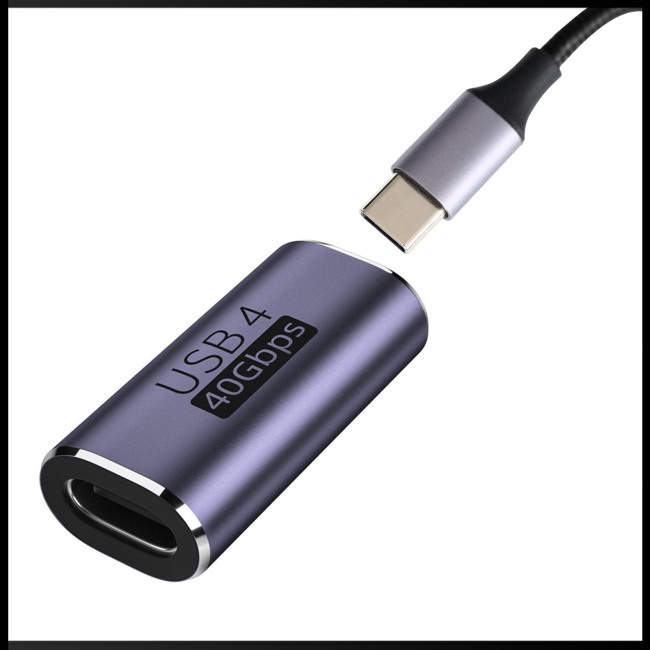 Đầu Nối Chuyển Đổi Type-C 4.0 40gbps Pd100w Sạc Nhanh Cho Thunderbolt 4