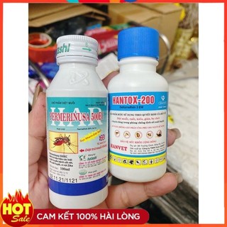 Diệt sạch bọ chét har 100ml + hantox 100ml .