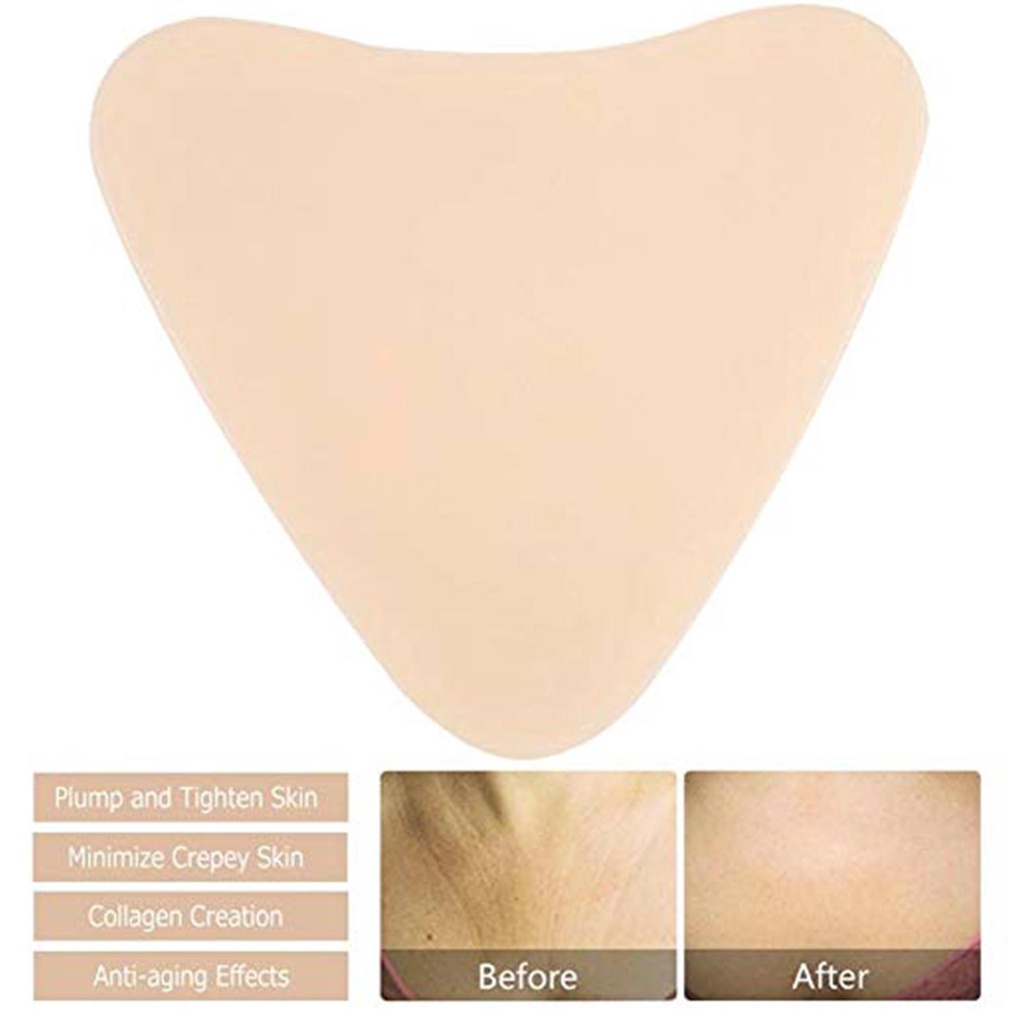 Miếng Dán Ngực Bằng Silicon Trong Suốt Chống Lão Hóa Chống Nếp Nhăn Có Thể Tái Sử Dụng W6N5