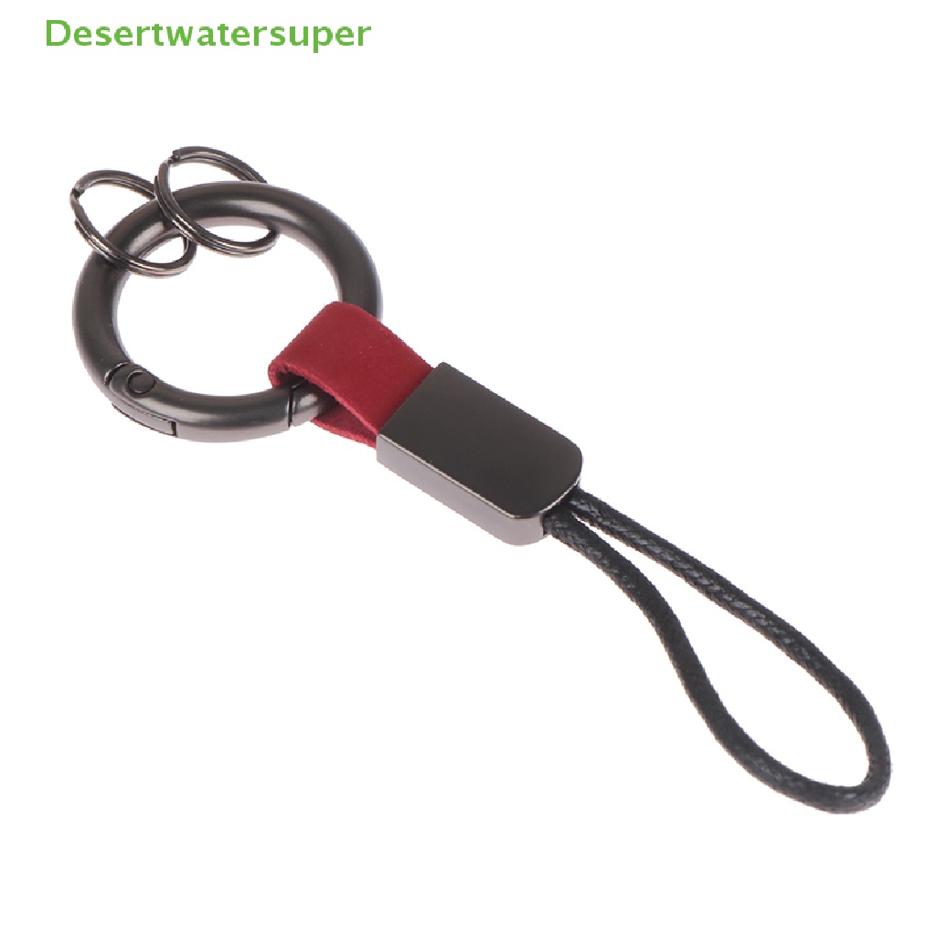 Móc Khóa Dây Da Đơn Giản Dành Cho Nam Nữ