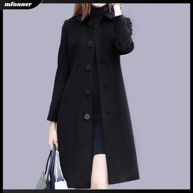 Áo Khoác Tay Dài Ôm Dáng Màu Sắc Đơn Giản Thoải Mái Cho Nữ